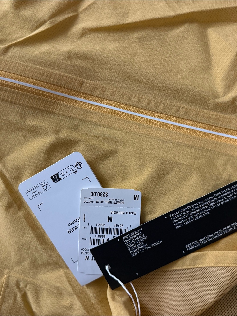 Salomon (RARE) Women’s Hooded Utility Jacket - Mustard Yellow - Picture 6 of 8